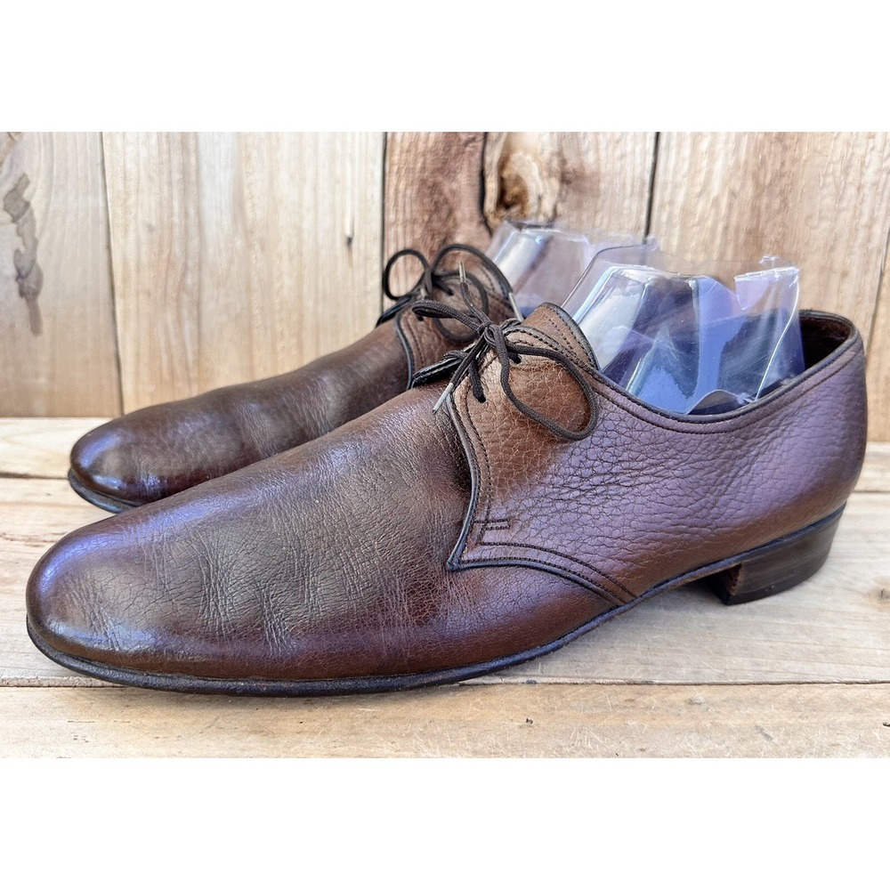 Bally of Switzerland Dress Shoes Men's 10 C Brown Leather Preppy Heritage